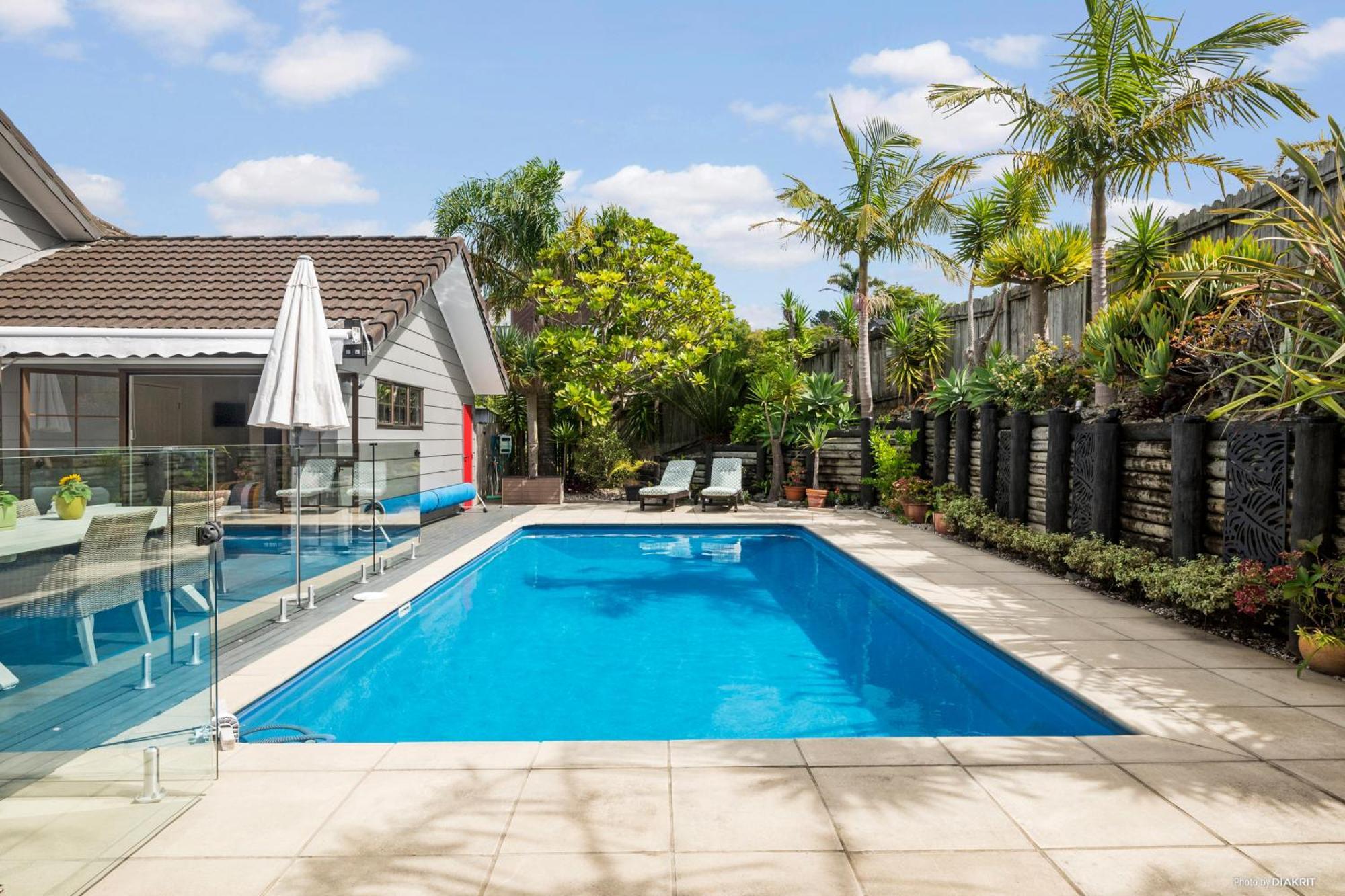 Villa With Pool In Browns Bay Auckland Exterior foto