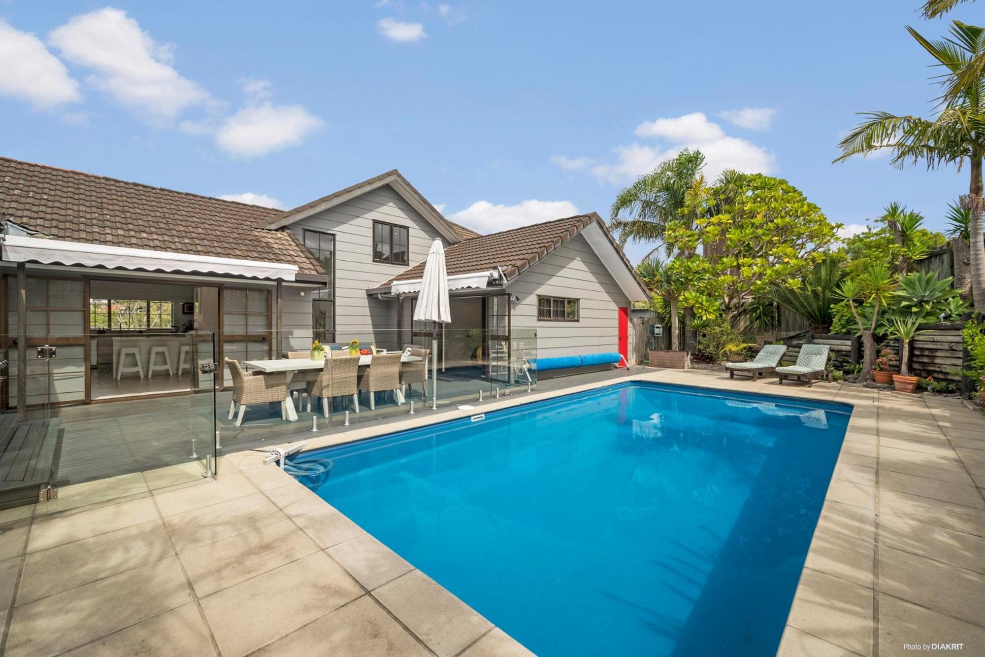 Villa With Pool In Browns Bay Auckland Exterior foto