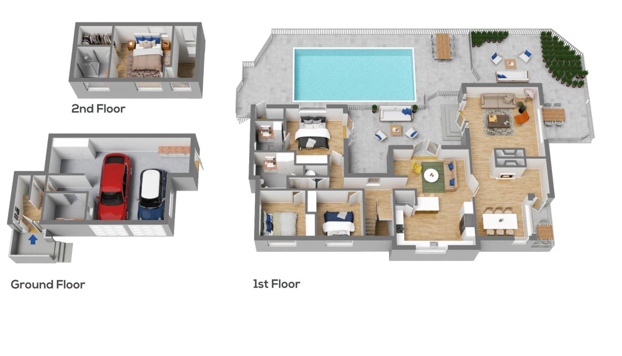 Villa With Pool In Browns Bay Auckland Exterior foto